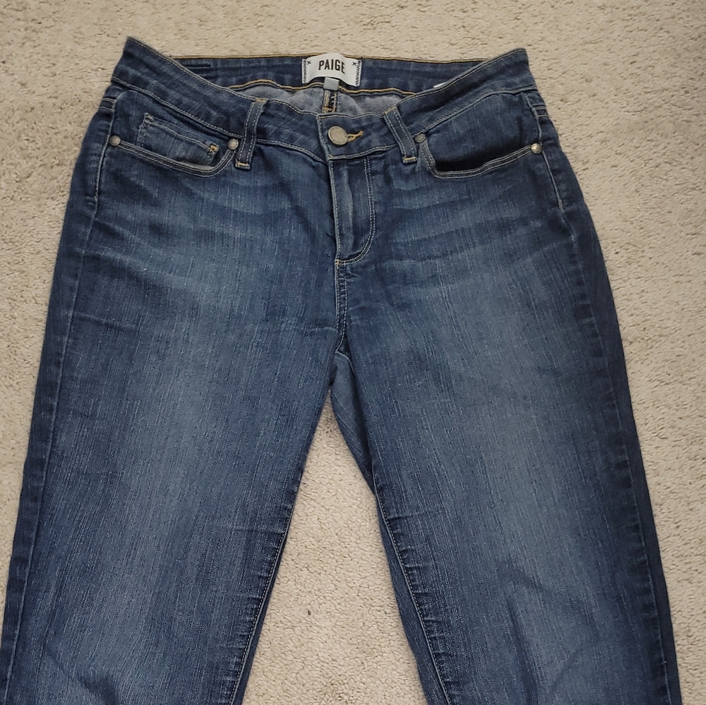 Paige Skyline Ankle Peg Jeans - 28 - Picture 4 of 9